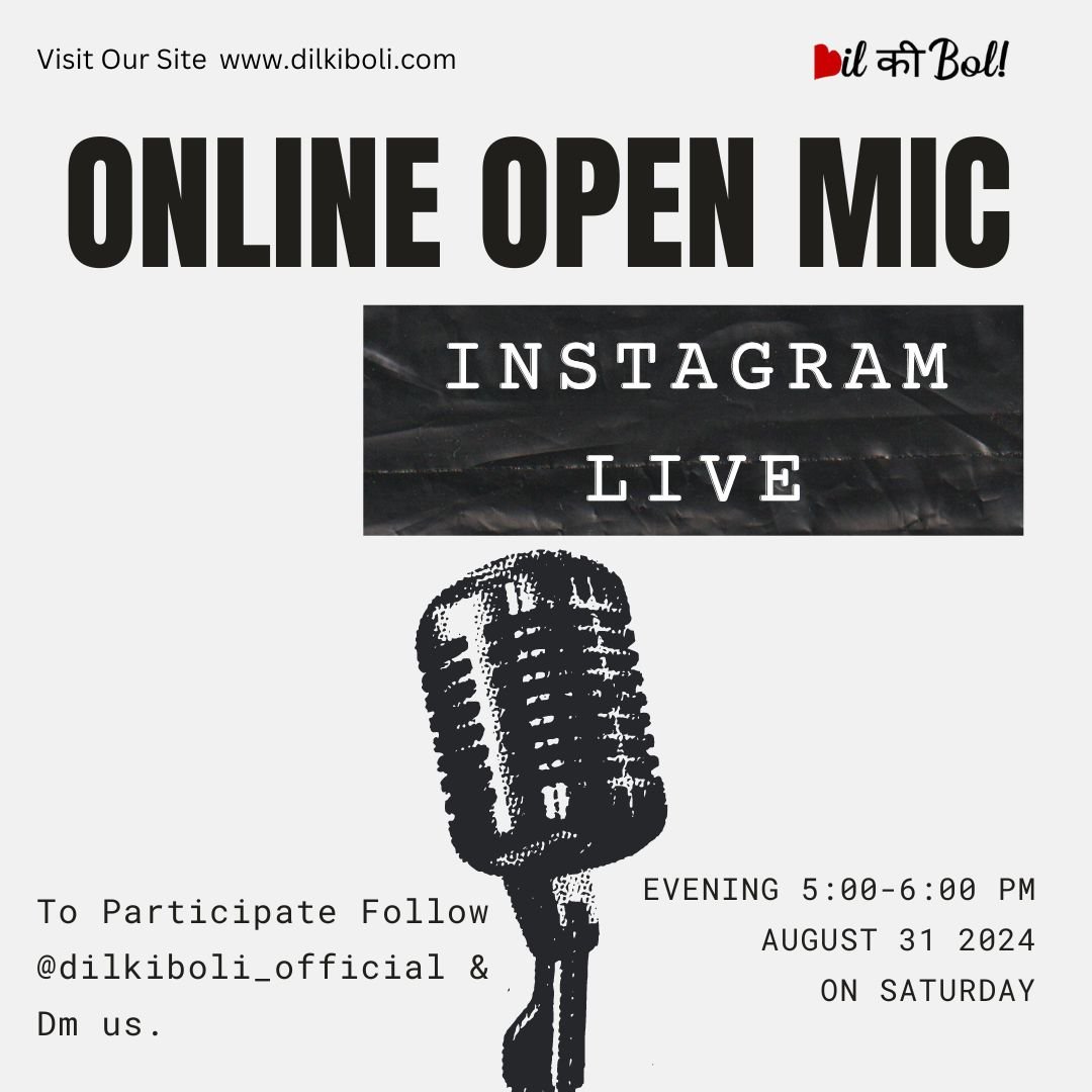 Online open mic On Instagram